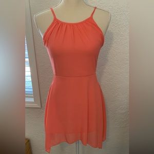 Coral Mini Dress